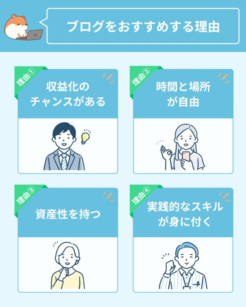 公務員にブログ運営をおすすめする理由